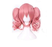 Parrucca di costume cosplay resistente al calore rosa di alta qualità Anime Inu x Boku SS Roromiya Karuta Short Cap + parrucca