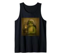 Parrucca di George Washington della Lampada a Olio di Frog America Canotta