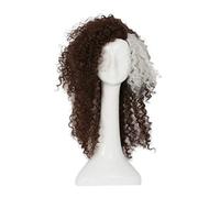 Parrucca di Halloween da 20 pollici di capelli marroni marrone parrucca per donne parrucche sintetiche naturali abiti pazzi costumi accessori costumi ...