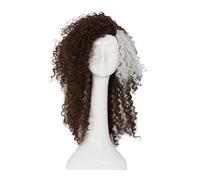 Parrucca di Halloween da 20 pollici di capelli marroni marrone parrucca per donne parrucche sintetiche naturali abiti pazzi costumi di costume parrucche lunghe