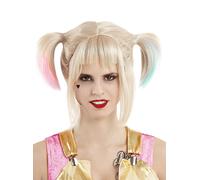 Parrucca di Harley Quinn - Birds of Prey (Ufficiale Warner Bros) Funidelia