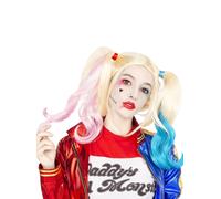 Parrucca di Harley Quinn - Suicide Squad (Ufficiale Warner Bros) Funidelia
