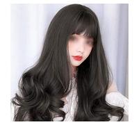 Parrucca di ricambio per capelli, capelli ricci, capelli ricci, capelli ondulati, perfetta per feste di tutti i giorni, parrucche quotidiane (A)