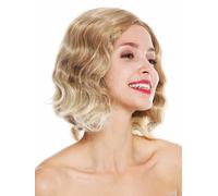 Parrucca Donna 20er Swing Charleston Chicago Riga IN Mezzo Ondulato Mix Biondo