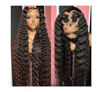 Parrucca Donna 4x4 5x5 13x4 13x6 pretagliata Glueless parrucca capelli umani onda profonda parrucca frontale Hd pizzo onda di acqua parrucca anteriore del merletto dei capelli umani for le donne Parru