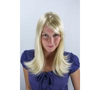 Parrucca Donna Bionda Platino Lunga Liscia Punte Mosso 50 CM 3218-611