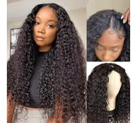 parrucca donna capelli veri umani v part wig human hair water wave upgrade u part parrucca capelli glueless full head clip in half wigs human hair 24 Inch