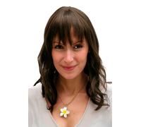 Parrucca Donna Marrone Ondulata A Spalla Riccioli Punta Frangia 3020-8