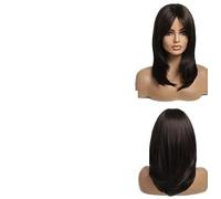 Parrucca Donna Parrucca bionda corta diritta con frangia laterale for le donne Parrucche for costumi da festa for capelli giocosi(Wig-LC242-6)