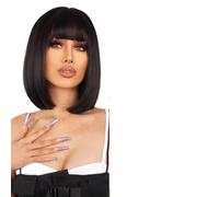 Parrucca Donna Parrucca bionda Ombre for donna Breve rettilineo Biondo marrone Mette in risalto i capelli Parrucche for appuntamento quotidiano Parte centrale(Wig LC2099-1)