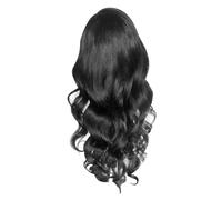 Parrucca Donna Parrucche anteriori in pizzo Parrucca for capelli umani Parrucca for capelli umani africani Piccoli set di capelli ricci Parrucca con riccioli ondulati Può essere lisciata e piegata Par