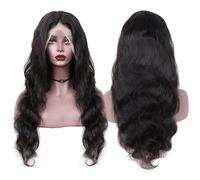 Parrucca Donna Parrucche di capelli umani veri al 100% for donne e ragazze nere Parrucca anteriore in pizzo con onda del corpo da 8 a 30 pollici Parrucca frontale in pizzo trasparente 13x4 HD Parrucca