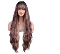 Parrucca Donna Parrucche lunghe for il corpo, ombre, parrucche rosa nere, for la parte centrale for le donne(BBW2039-2_28INCHES)
