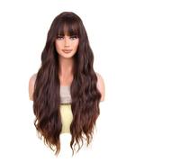 Parrucca Donna Parrucche lunghe for il corpo, ombre, parrucche rosa nere, for la parte centrale for le donne(BBW2029_28INCHES)