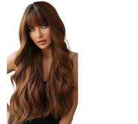 Parrucca Donna Parrucche lunghe ondulate Parrucca con frangia for parrucca da donna(WL1068-1)