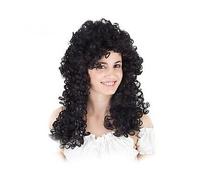 Parrucca Donna Riccia Nera