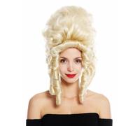Parrucca Donna Teatro Cosplay Barocco Marie Antoinette Gräfin Nobildonna Platino
