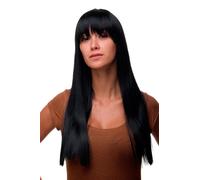 Parrucca Donne Parrucca Donna Nero Profondo Coda Liscia Lungo 60 CM GFW373-1