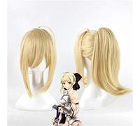 Parrucca dorata Fate/stay Night Zero Sabre Costume cosplay Halloween Giochi di ruolo Parrucca di capelli Lily + Rete capelli gratis