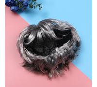 Parrucca Dritta Con Riga Centrale Di Halloween Parrucche X Uomo Da