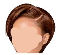 Parrucca dritta taglio pixie Parrucche caschetto corto 13x4 Capelli umani anteriori in pizzo pre pizzicati(#4)