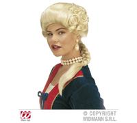 Parrucca duchessa josephine in sacchetto Taglia unica Adulto | Parrucca lunga bionda in capelli sintetici - Accessorio per costumi da duchesse, di Carnevale e per feste a tema
