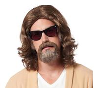 Parrucca E Pizzetto Da Costume Per Adulto Lazy Guy