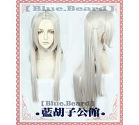 Parrucca Fire Emblem ThreeHouses Parrucca Edelgard Von Fresberg Lunga grigia dritta parte centrale Cosplay per la festa di Halloween