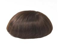 Parrucca for uomo in capelli umani Remy, in Australia, con pizzo e base in PU Attaccatura Capelli Sottile