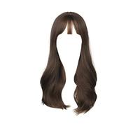 Parrucca Francese Per Donne Con Un Temperamento Gentile, Castano Fresco, Capelli Lunghi E Ricci, Versatile, Naturale, Realistica, Parrucca A Testa Piena