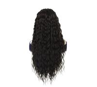 Parrucca frontale in pizzo con parte a T 13 * 3.5 * 1, capelli prepizzicati da 30 pollici con onda del corpo, lacci HD trasparenti, capelli sintetici rimbalzanti marroni