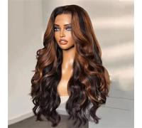 Parrucca Frontale In Pizzo Hd Con Effetto Ombre 13X6 13X4 Parrucca Brasiliana Senza Colla Parrucca Con Onda Del Corpo Parrucche Per Capelli Umani 7X5 250 Density 24 Inch 7X5 Glueless Wig