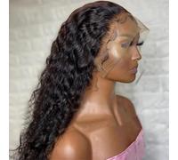 Parrucca Frontale In Pizzo Riccia Da Donna HD 13X6 Parrucche Brasiliane Con Capelli Umani Ondulati Profondi 13X4 Capelli Umani Pre-Pizzicati