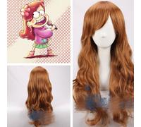 Parrucca Gravity Falls Mabel Pines parrucca cosplay costumi costume marrone m...