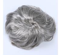 Parrucca Grigia Corta Dritta Con Riga Centrale Parrucche Per Uomo Da