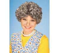 Parrucca Grigia Da Costume Per Adulti Mama Burnett Vecchia Signora