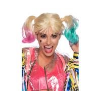 Parrucca Harley Quinn Adulti Suicide Squad Parrucca Licenziata Costume Bionda