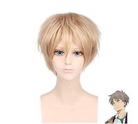 Parrucca Haru Kato in lino Anime The Millionaire Detective Balance: ILLIMITATO Haru Kato Lino corto marrone Parrucche Cosplay + Parrucca Cap Haru Kato Parrucca in lino PL-002-2