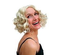 Parrucca, Hollywood, Diva, Colore Biondo, Anni 20, Burlesque