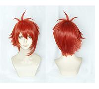 Parrucca IDOLiSH7 NANASE RIKU Cosplay Parrucca corta sintetica arancione a strati sintetici Capelli adulti Gioco di ruolo Parrucche in costume di Halloween + Cappellino + Pista