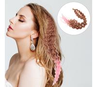 Parrucca in fibra morbida resistente al calore e alle alte temperature, per