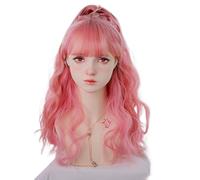 Parrucca in Pizzo Adatto for Carnevale Costume Tema Festa Donne Parrucche Lunghe Donne Capelli Naturali Realistici Parrucche Sintetiche Resistenti al Calore Parrucche da Donna