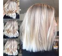 Parrucca In Pizzo HD Per Capelli Umani Biondo Chiaro Dorato H G13x4 Parrucca In Pizzo F Parrucca Diritta Bob Glueless Onda Naturale
