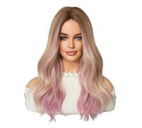 Parrucca in Pizzo Parrucca sintetica for gioco di ruolo con capelli lunghi e ricci creativi da 54 cm e 21,25 pollici, pezzo di capelli colorati, parrucca da donna Parrucche da Donna