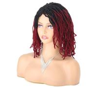Parrucca Intrecciata Parrucca Corta Bob Per Capelli Sintetici Da 10 Pollici Per Le Donne Parrucca Riccia Torsione Nera Bionda Rossa Dreadlock Faux Locs