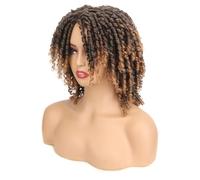 Parrucca Intrecciata Parrucca Corta Bob Per Capelli Sintetici Da 10 Pollici Per Le Donne Parrucca Riccia Torsione Nera Bionda Rossa Dreadlock Faux Locs