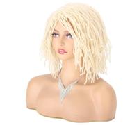 Parrucca Intrecciata Parrucca Corta Bob Per Capelli Sintetici Da 10 Pollici Per Le Donne Parrucca Riccia Torsione Nera Bionda Rossa Dreadlock Faux Locs