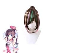 Parrucca Kizuna AI 1st Live Hello World Long Long Ponytail Cosplay Costume Resistente al calore Capelli sintetici Parrucche da donna C-391