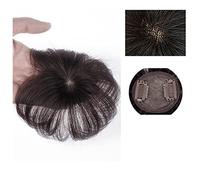 Parrucca La parte superiore della testa del pezzo di toppa for capelli veri Gli anziani coprono i capelli bianchi Pezzo di parrucca for capelli corti veri Pezzo di parrucca soffice for donne Parrucche