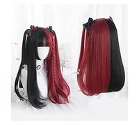 Parrucca Lunga Diritta Sintetica Lolita Cosplay Parrucca Con Frangia Anime Frangia Parrucche Per Capelli Per Donne Parrucche Grigie Per Donne (2)